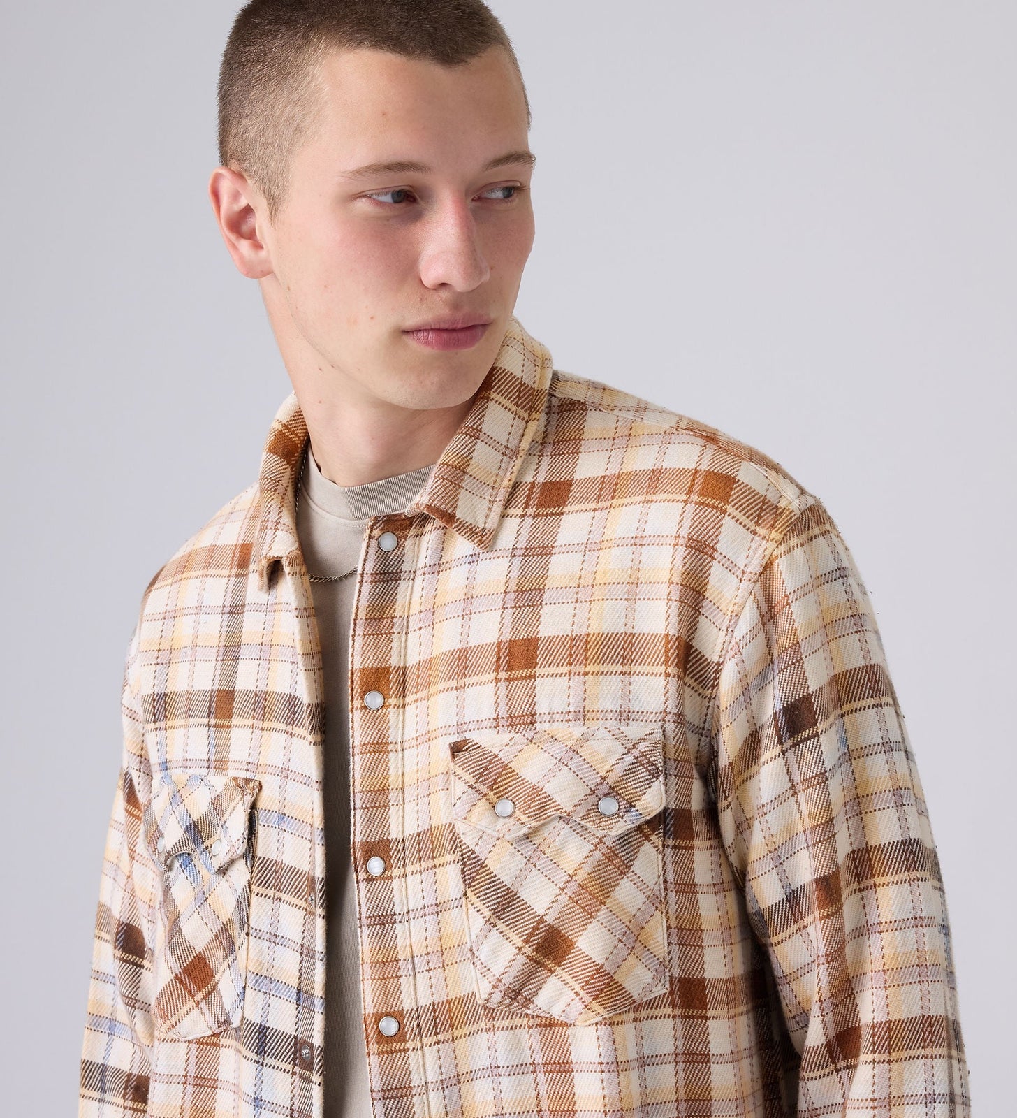 Main 4 - Levi's® Men's Long-Sleeve Boxy Western Shirt - 0085P0000