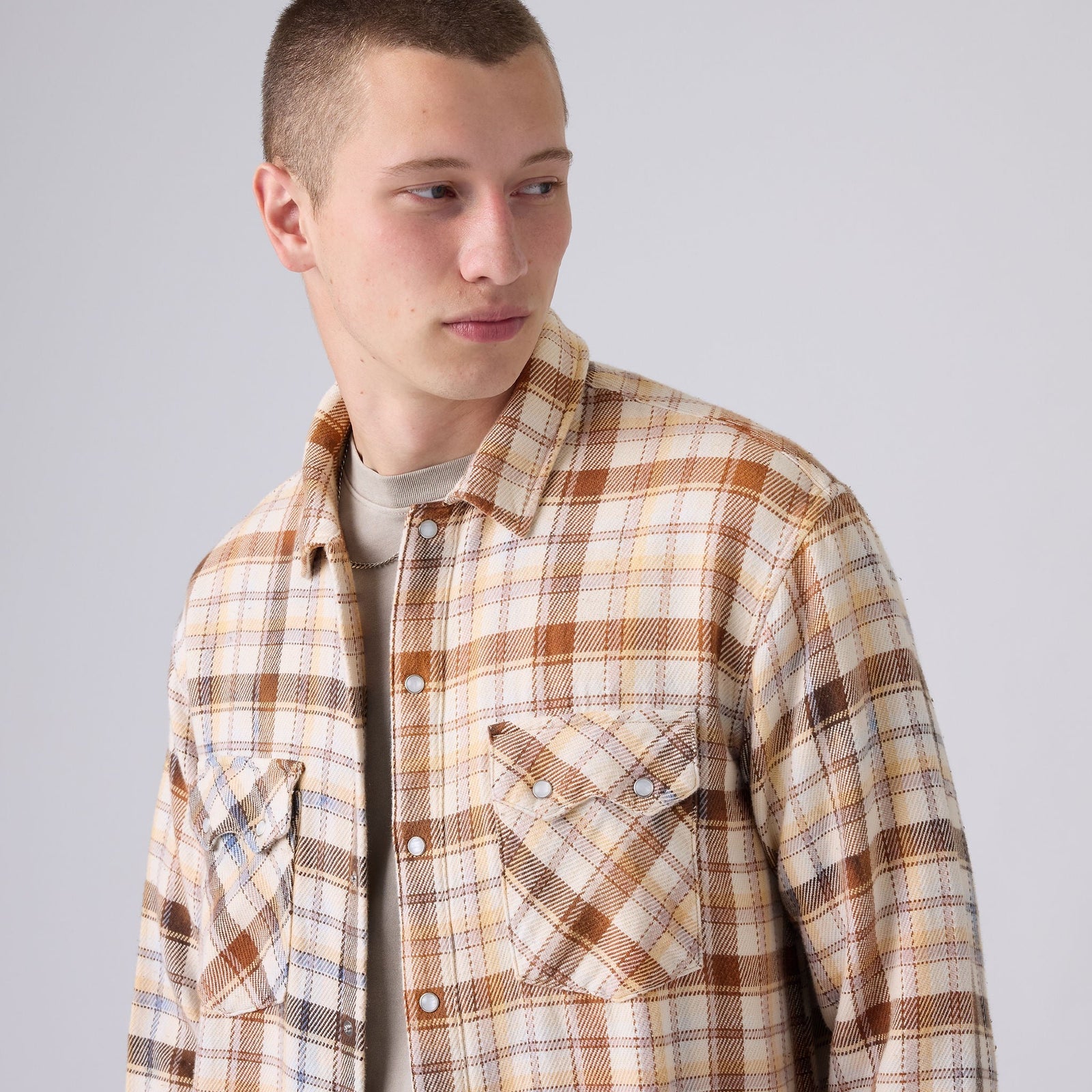 Main 4 - Levi's® Men's Long-Sleeve Boxy Western Shirt - 0085P0000