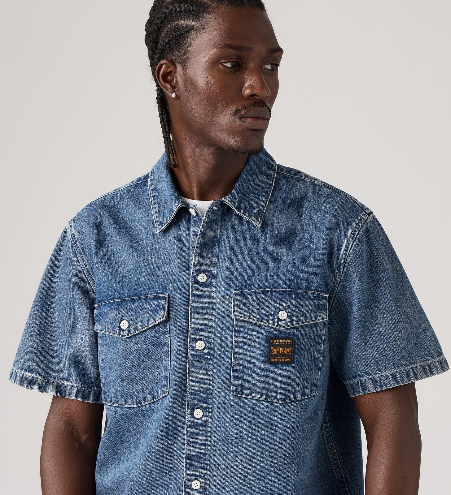 Main 3 - Levi's® Men's Long-Sleeve Worker Shirt - 003O10009