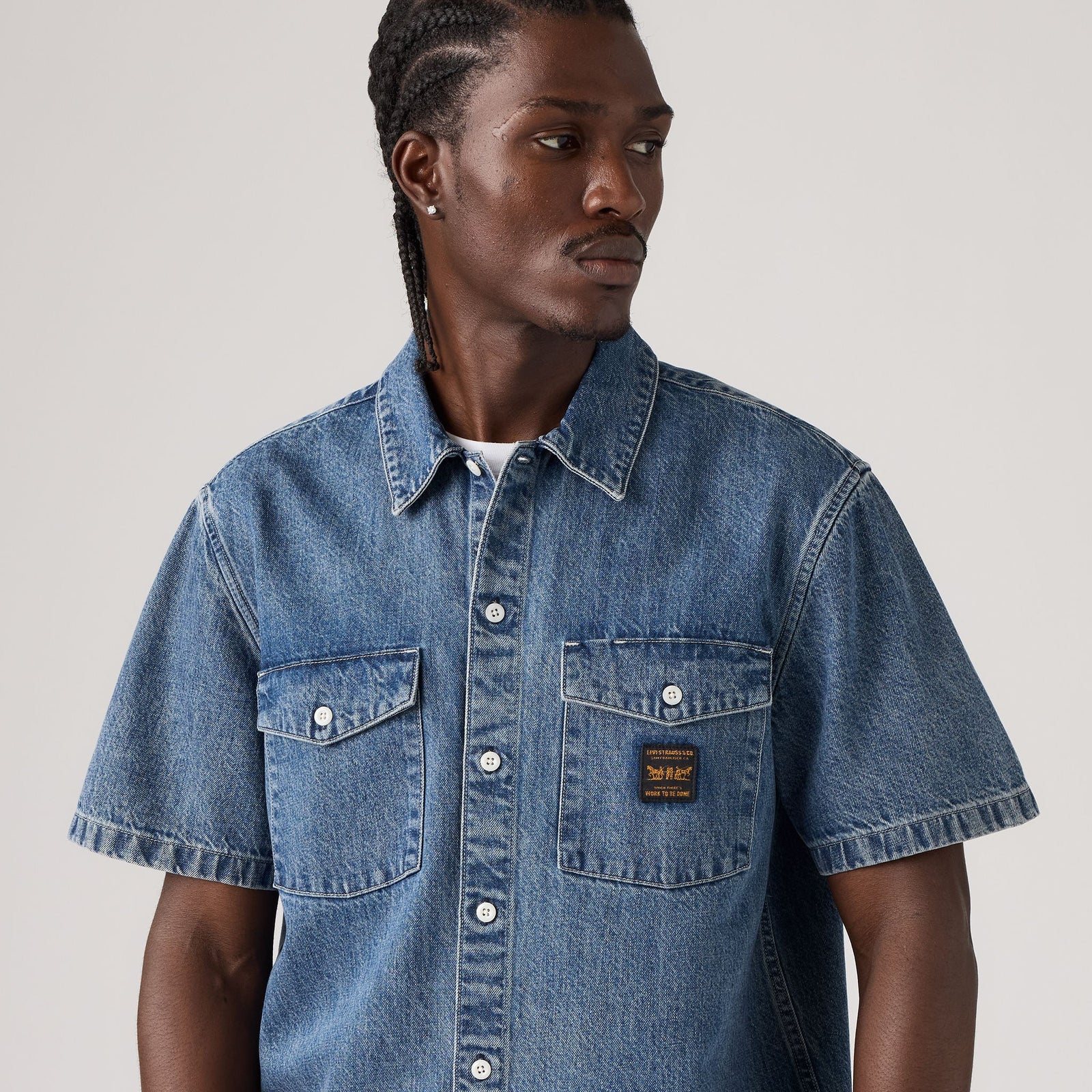 Main 3 - Levi's® Men's Long-Sleeve Worker Shirt - 003O10009