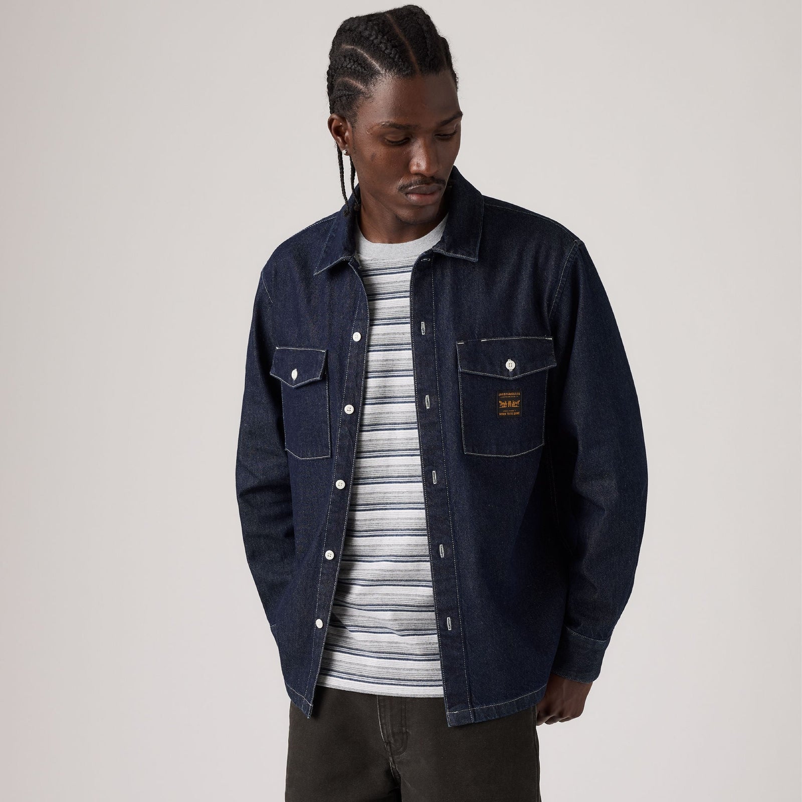 Main 1 - Levi's® Men's Long-Sleeve Worker Shirt - 003O20012