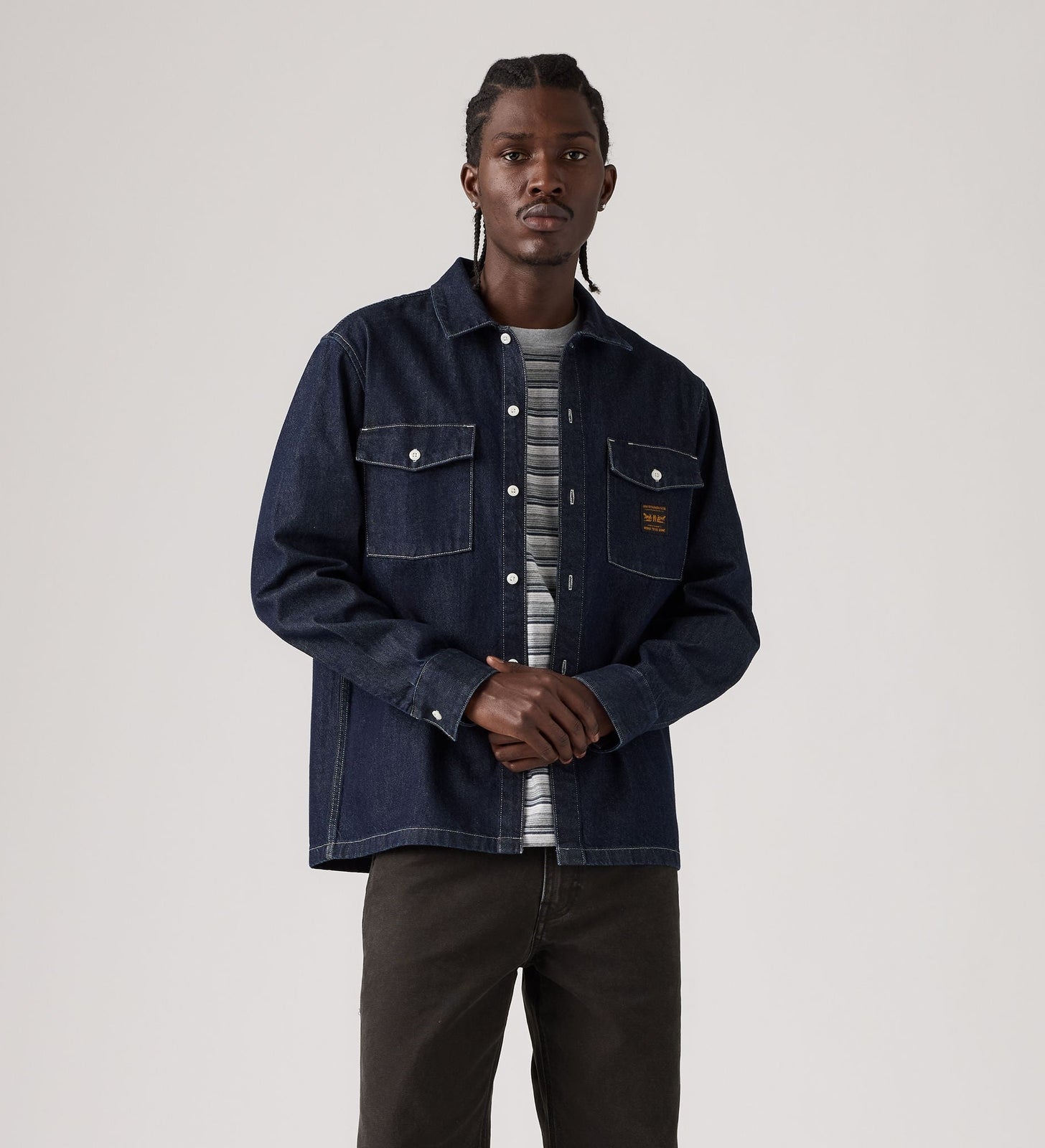 Main 3 - Levi's® Men's Long-Sleeve Worker Shirt - 003O20012