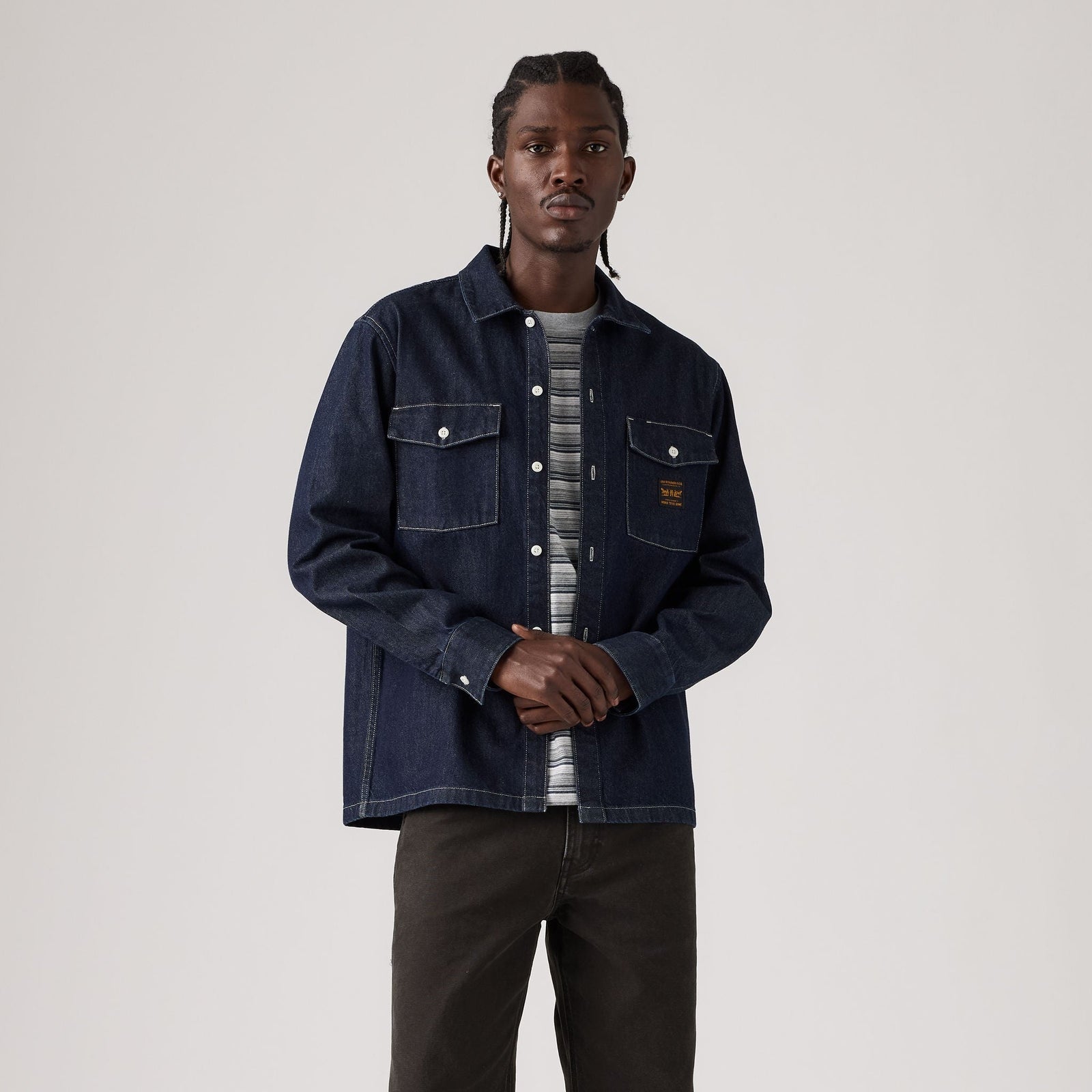 Main 3 - Levi's® Men's Long-Sleeve Worker Shirt - 003O20012