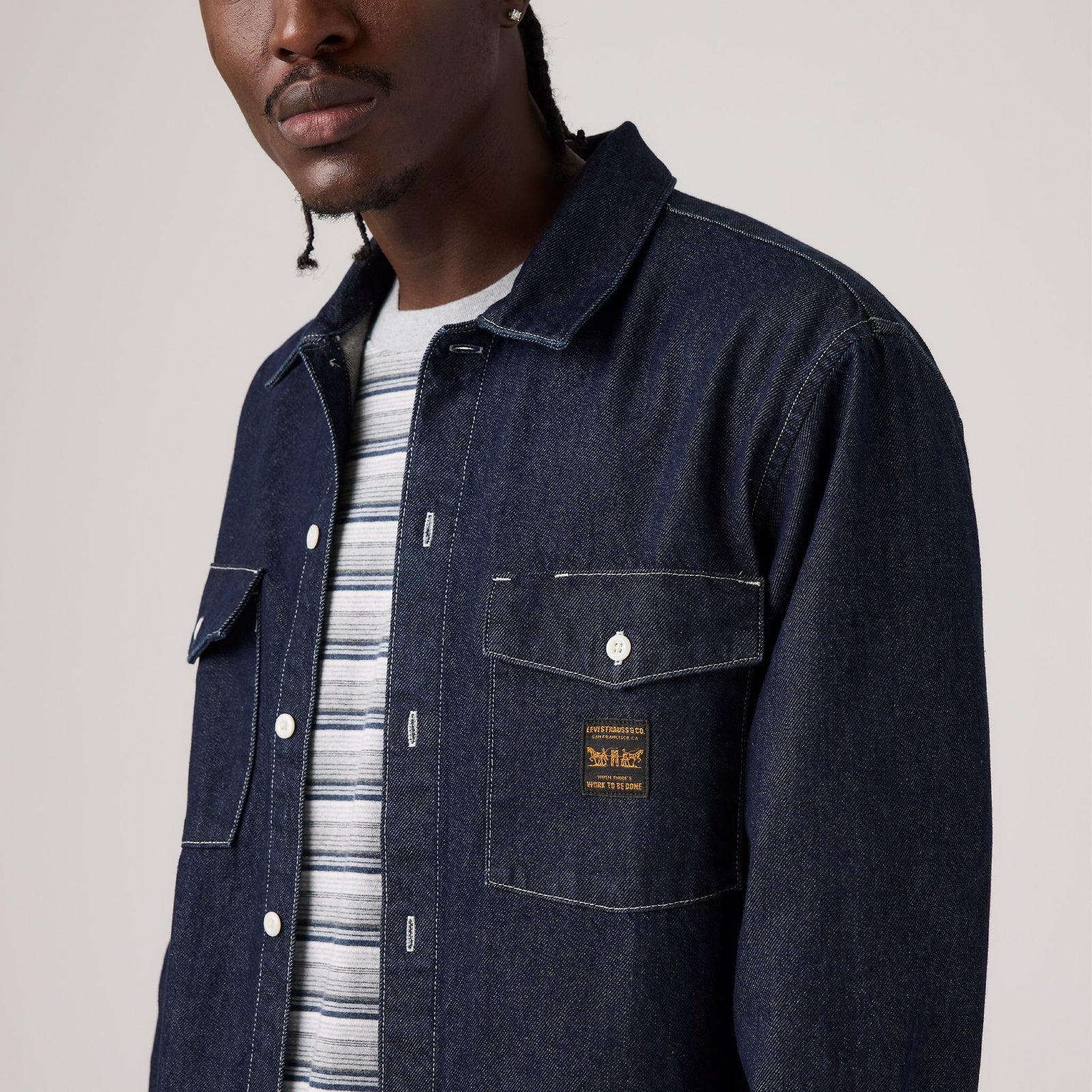 Main 4 - Levi's® Men's Long-Sleeve Worker Shirt - 003O20012