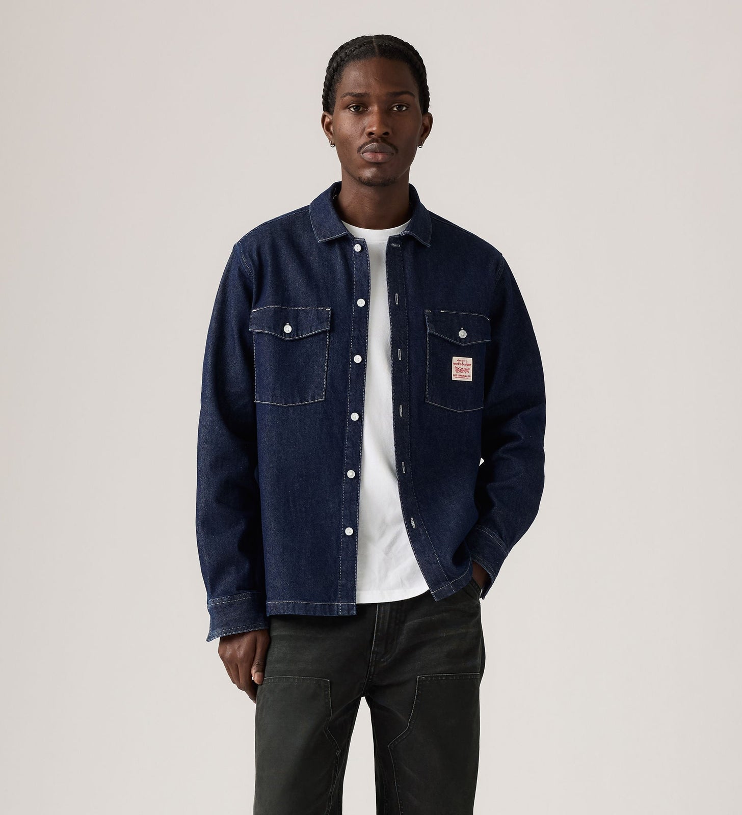 Main 3 - Levi's® Men's Long-Sleeve Worker Shirt - 003O20000