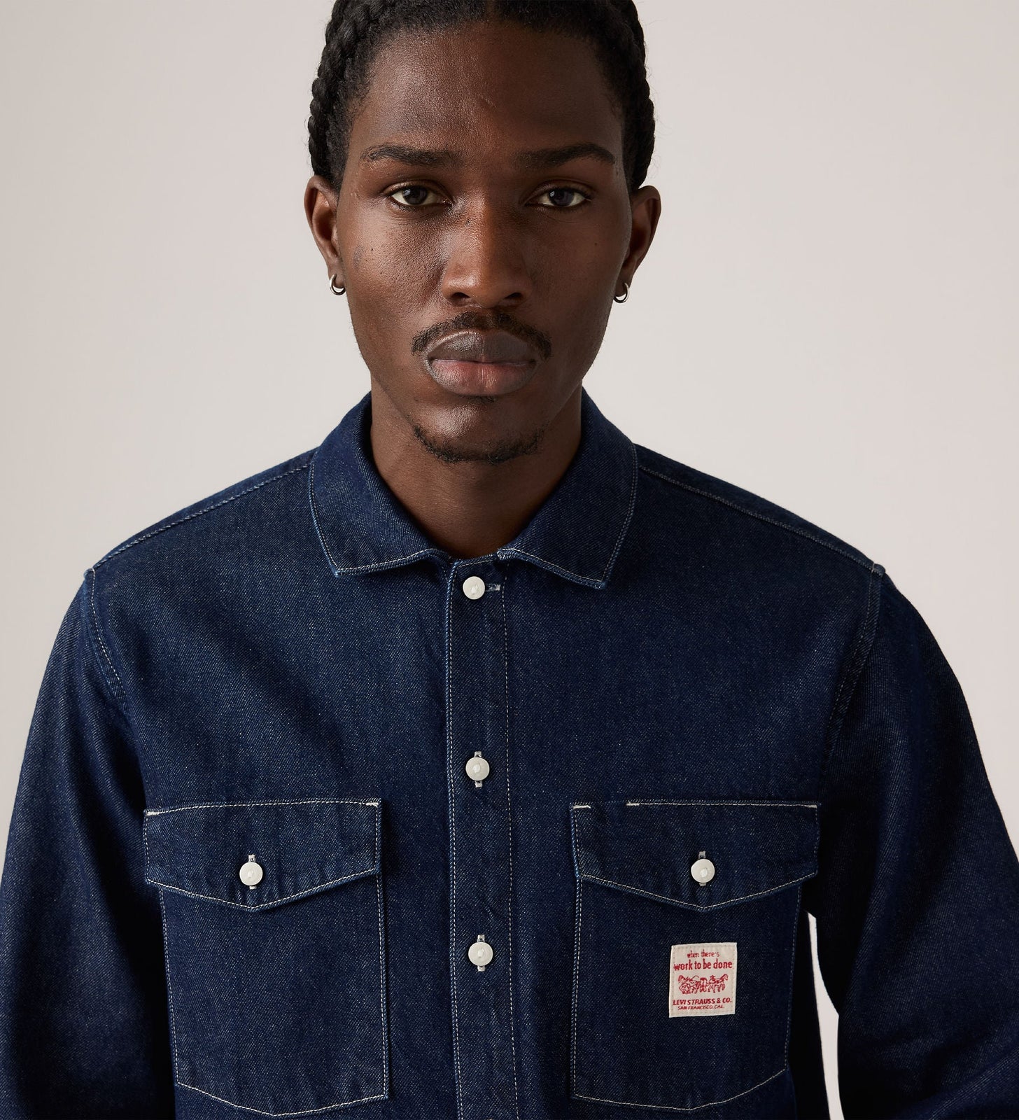 Main 4 - Levi's® Men's Long-Sleeve Worker Shirt - 003O20000