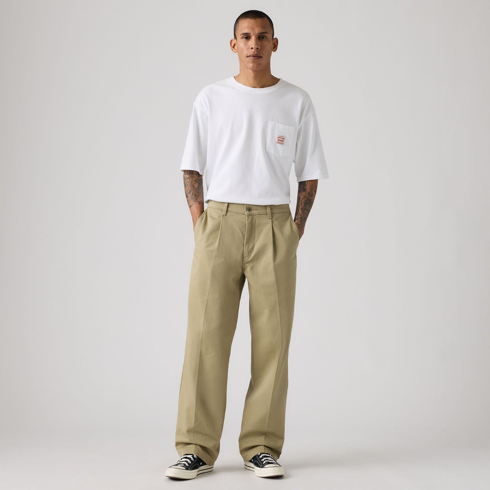 Main 3 - Levi's® Men's Loose Pleated Work Chinos - 007WB0002