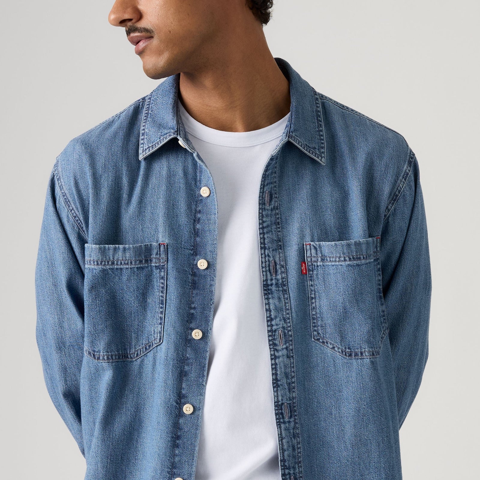 Main 4 - Levi's® Men's Mariposa Worker Shirt - 0085D0002
