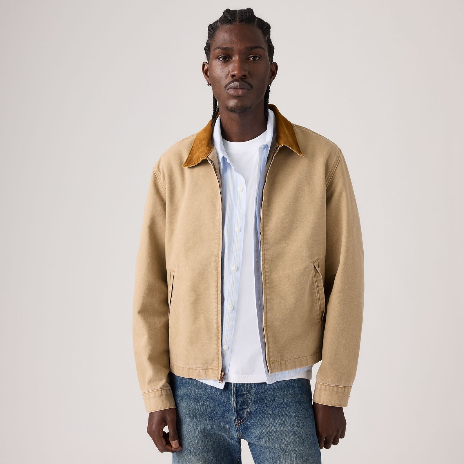 Main 3 - Levi's® Men's Mechanics Full-Zip Jacket - 005AF0004