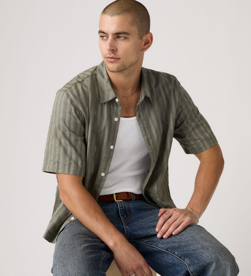 Main 3 - Levi's® Men's Short-Sleeve Lama Boxy Shirt - 005GH0002