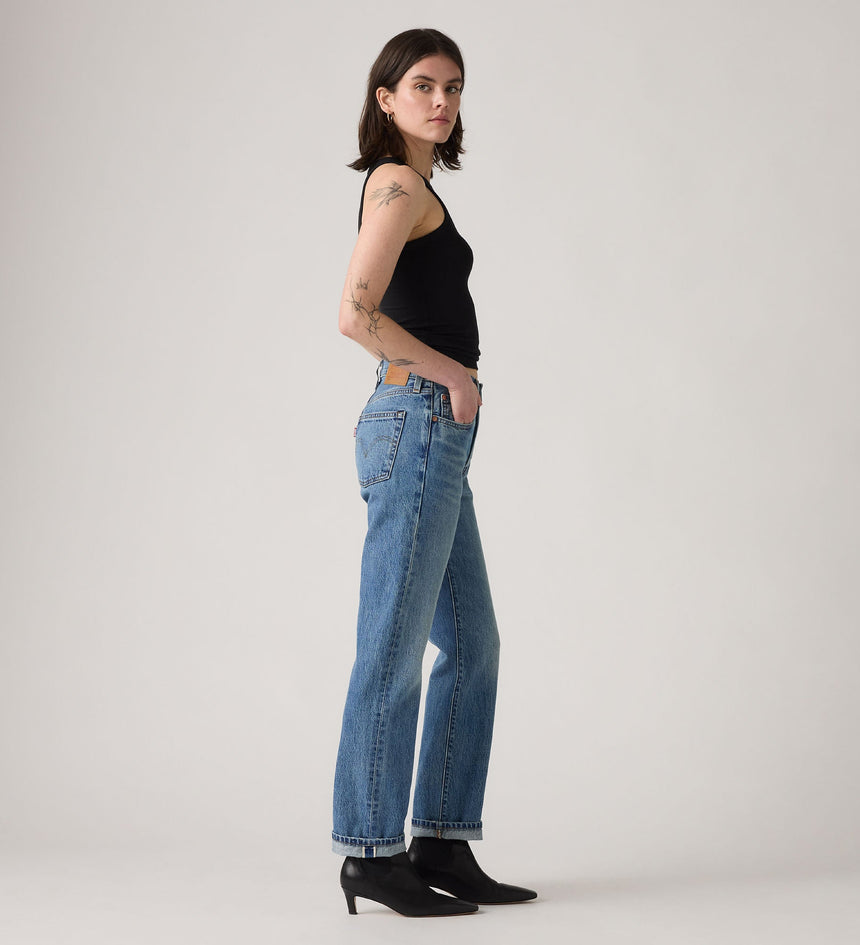 Main 3 - Levi's® Women's 501® Original Selvedge Jeans - 125010599