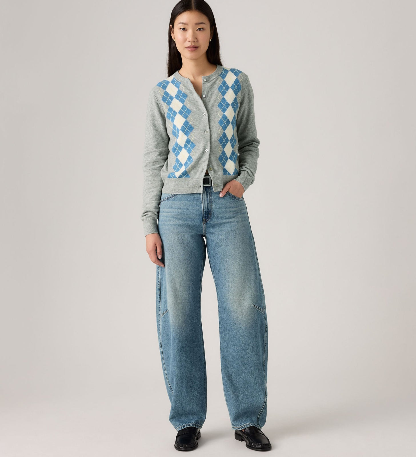 Main 4 - Levi's® Women's Baggy Dad Barrel Jeans - 0039A0002