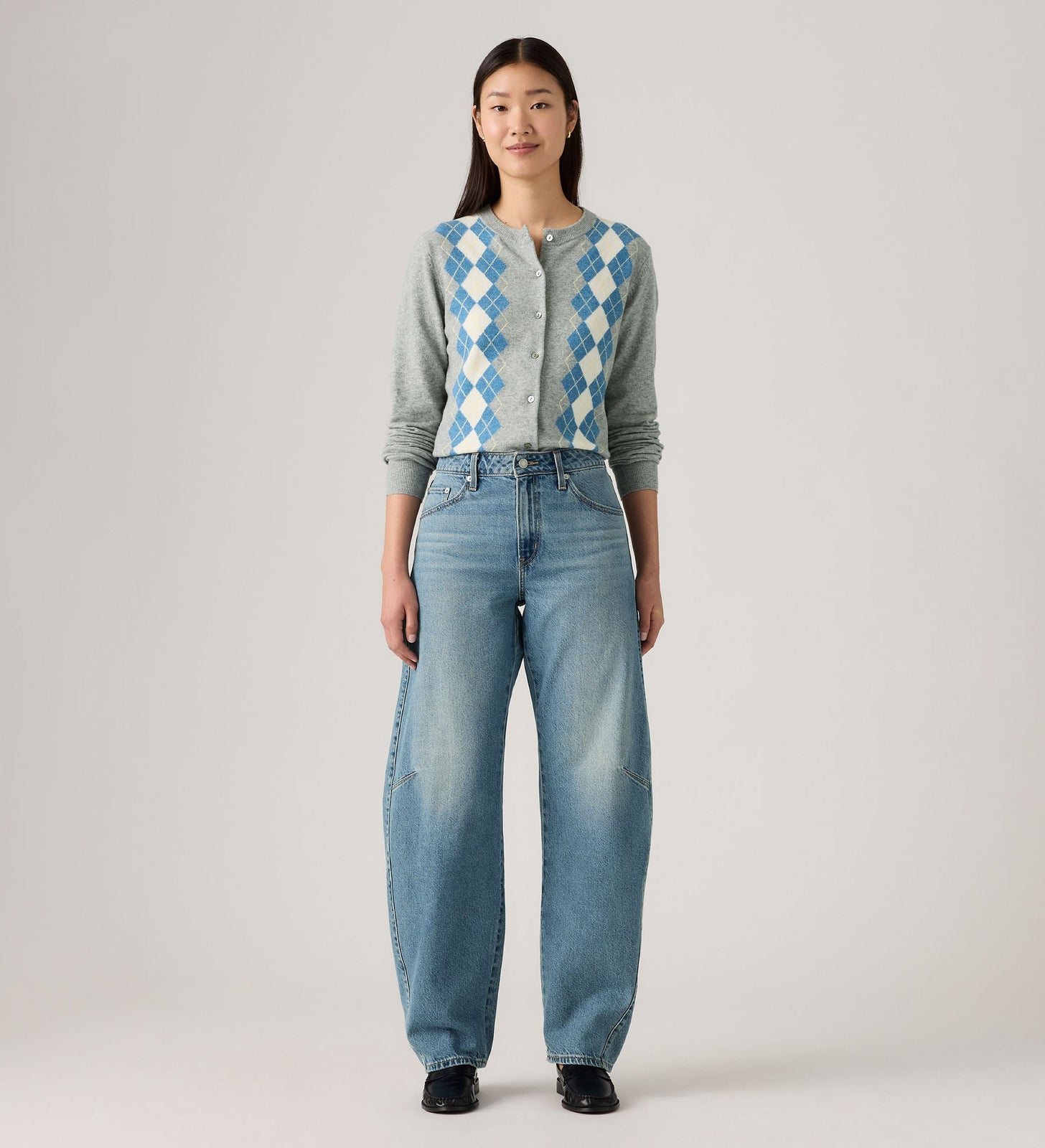 Main 1 - Levi's® Women's Baggy Dad Barrel Jeans - 0039A0002