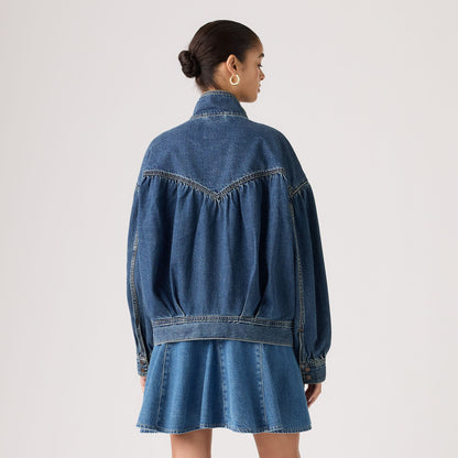 Thumbnail 2 - Levi's® Women's Blouson Trucker Jacket - 005NQ0001