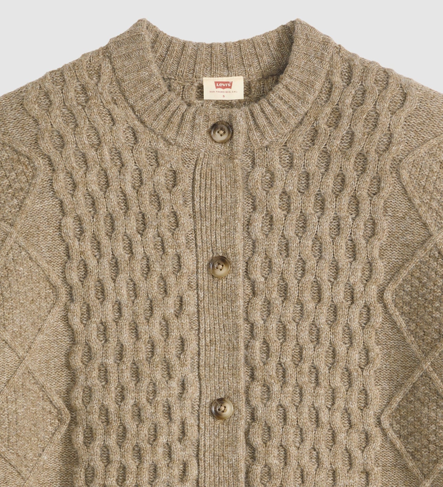 Main 6 - Levi's® Women's Charlotte Crewneck Cardigan - 007VG0004