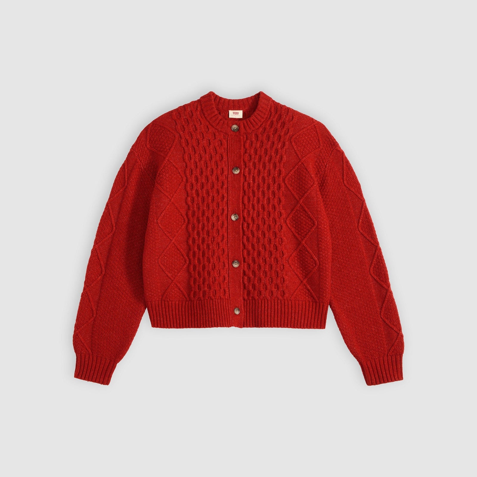 Main 4 - Levi's® Women's Charlotte Crewneck Cardigan - 007VG0010