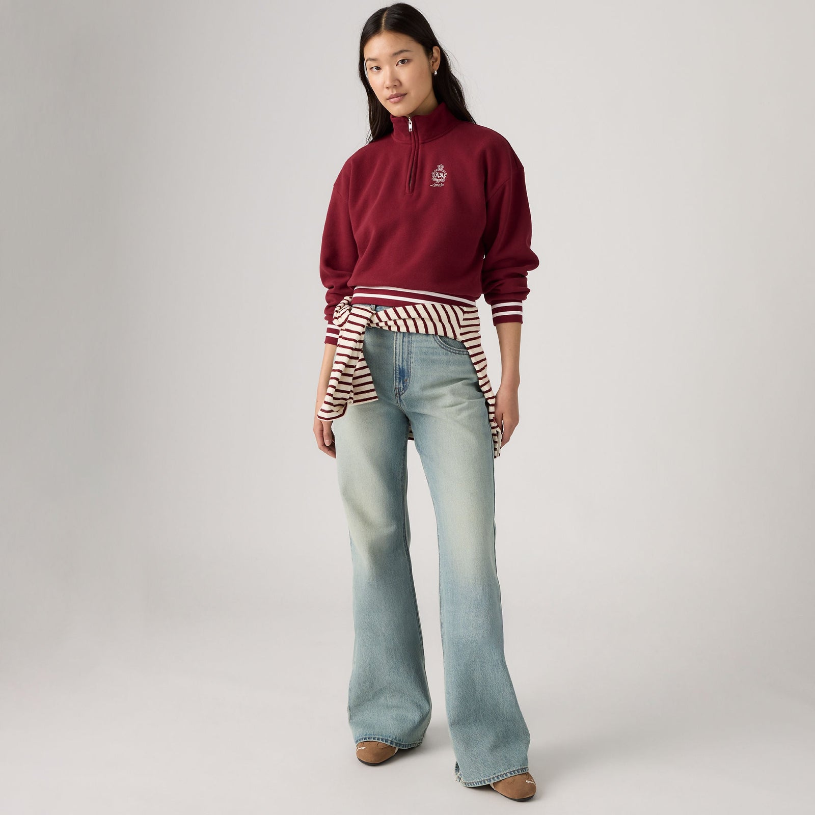 Main 1 - Levi's® Women's Cinch Flare Jeans - 0081R0005