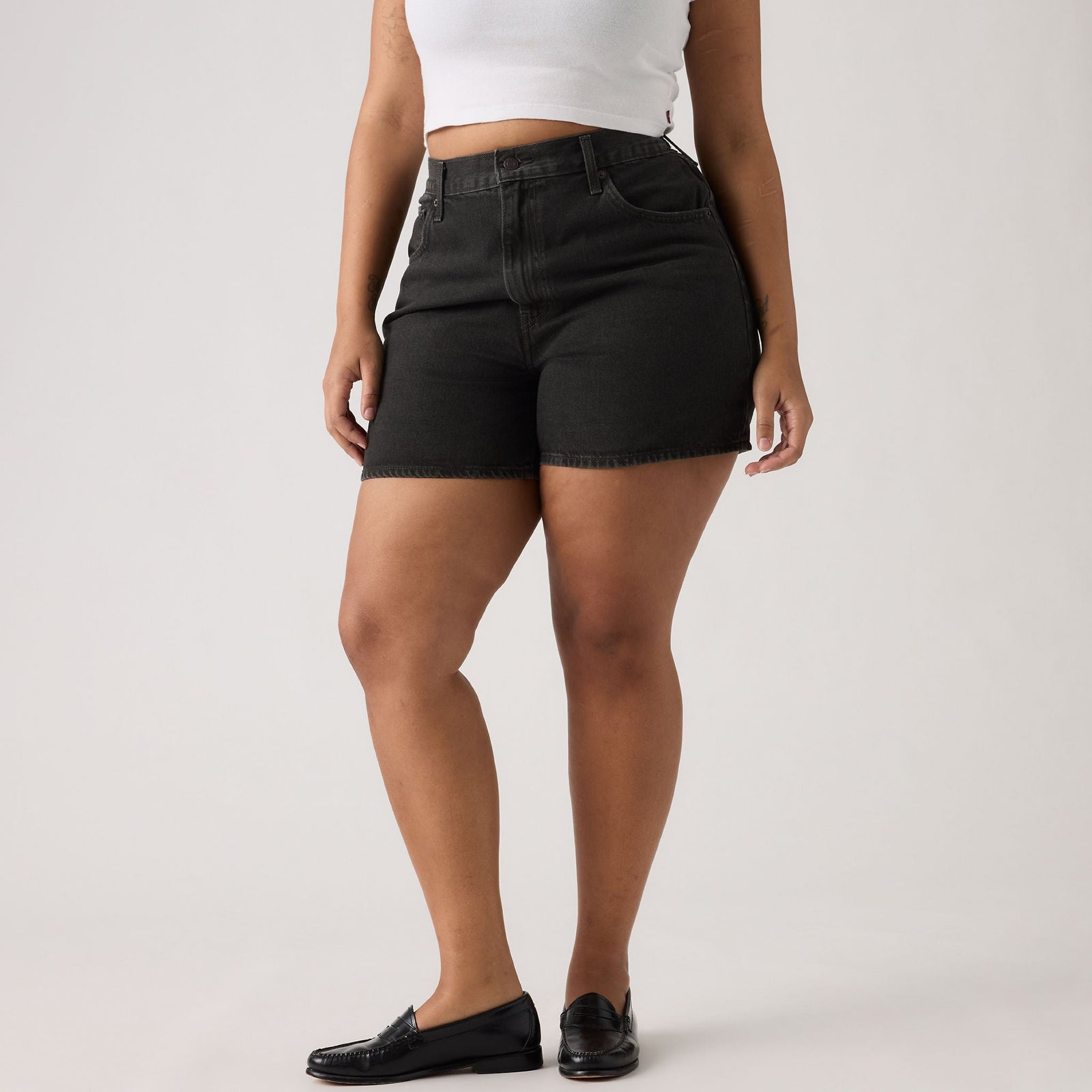 Main 9 - Levi's® Women's Cinch Mid-Thigh Shorts - 003KI0006