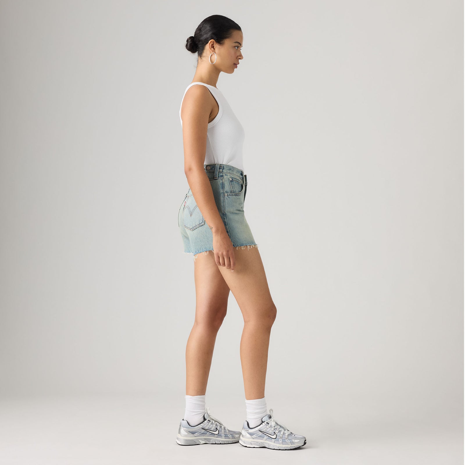 Main 5 - Levi's® Women's Cinch Mid-Thigh Shorts - 003KI0039