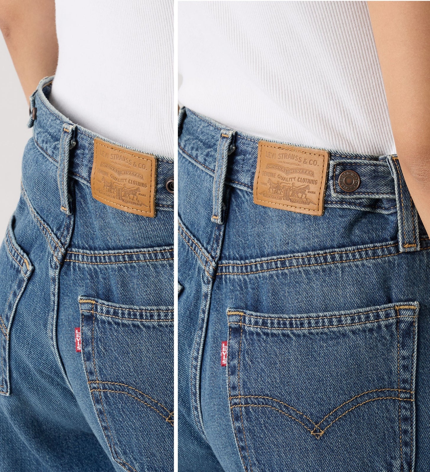 Main 5 - Levi's® Women's Cinch Wide-Leg Jeans - 0073B0001