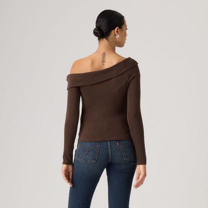 Thumbnail 2 - Levi's® Women's Clara Off-Shoulder Long-Sleeve Top - 008ST0001