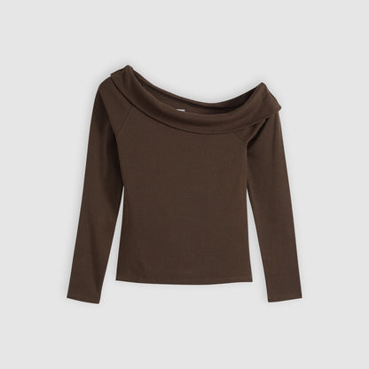Thumbnail 5 - Levi's® Women's Clara Off-Shoulder Long-Sleeve Top - 008ST0001