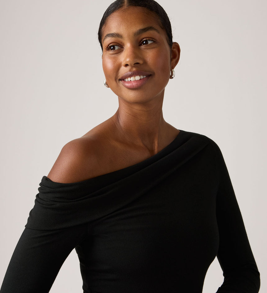 Main 4 - Levi's® Women's Clara Off Shoulder Long-Sleeve Top - 005IT0000