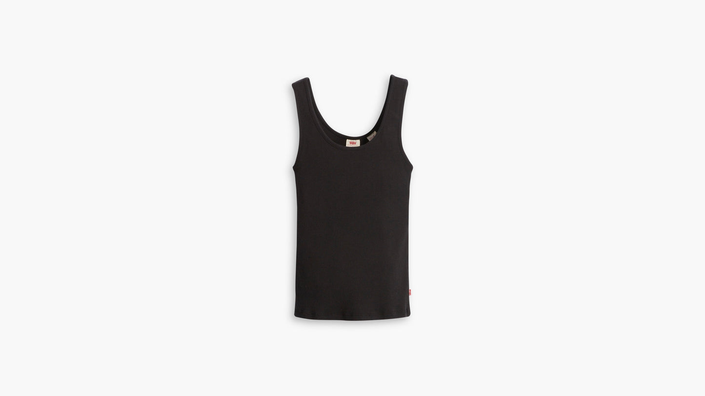 Front-facing shot of Levi’s Women’s Classic Fit Tank, black