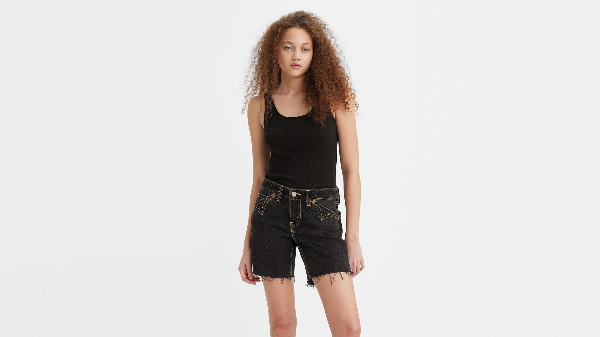 Levi’s Women’s Classic Fit Tank, black, Front view