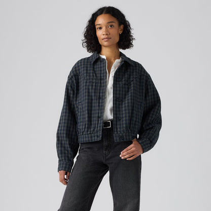 Thumbnail 3 - Levi's® Women's Dani Western Harrington Jacket - 006RM0002
