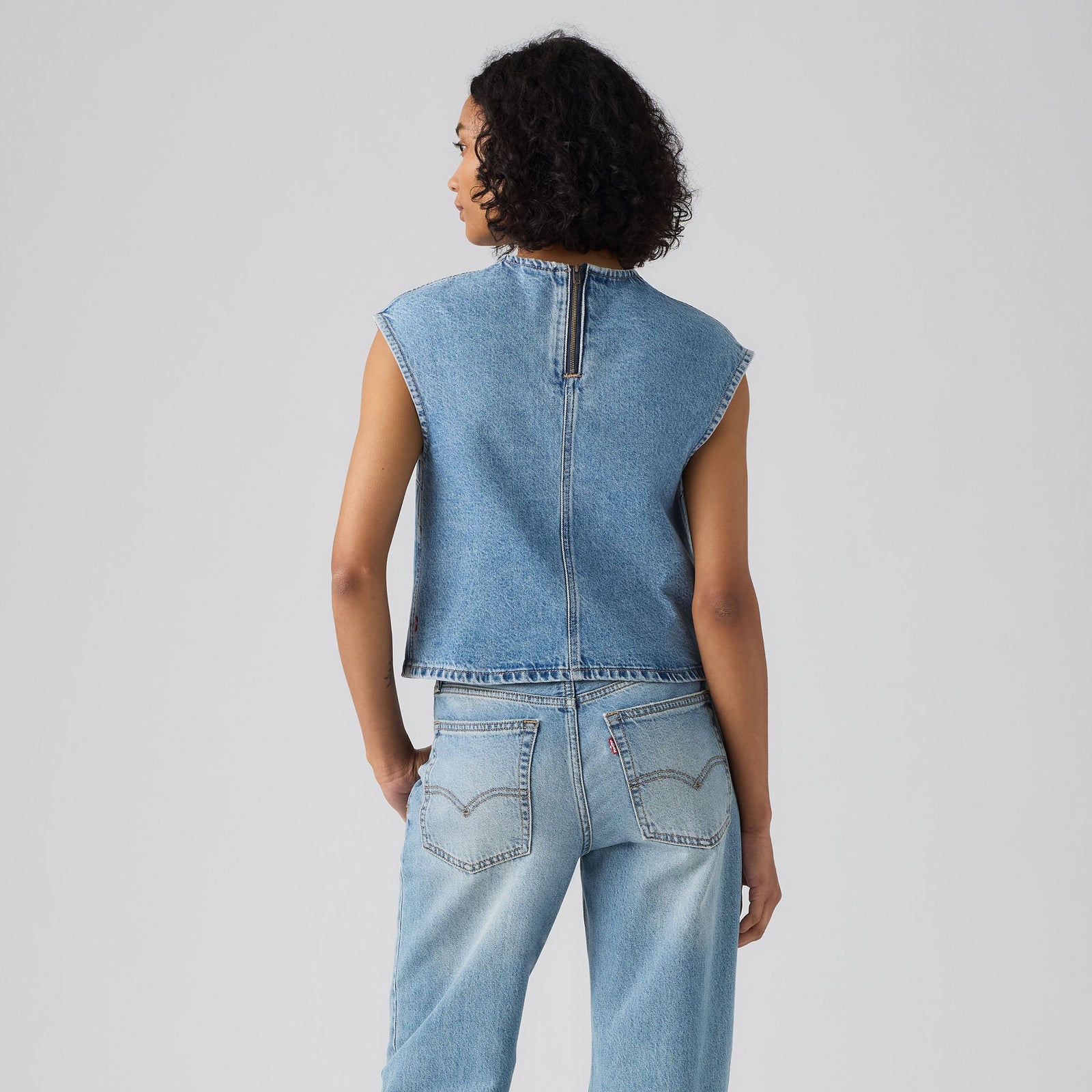Main 2 - Levi's® Women's Denim Tee - 008AG0000
