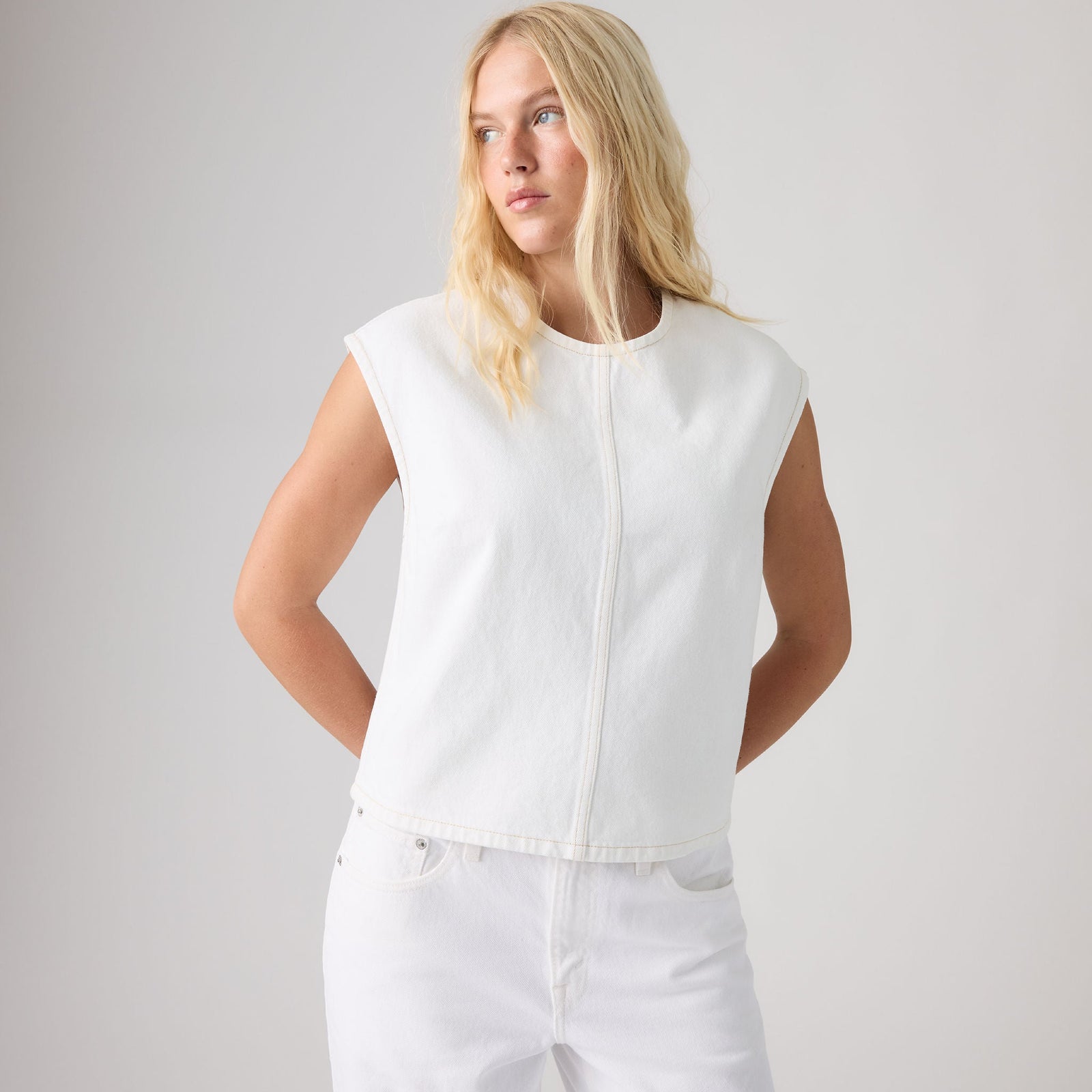 Main 1 - Levi's® Women's Denim Tee - 008AG0002
