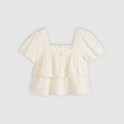 Thumbnail 5 - Levi's® Women's Dom Short-Sleeve Lace Blouse - 007XH0005