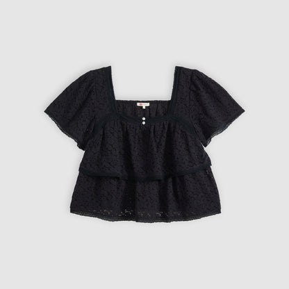 Thumbnail 5 - Levi's® Women's Dom Short-Sleeve Lace Blouse - 007XH0006