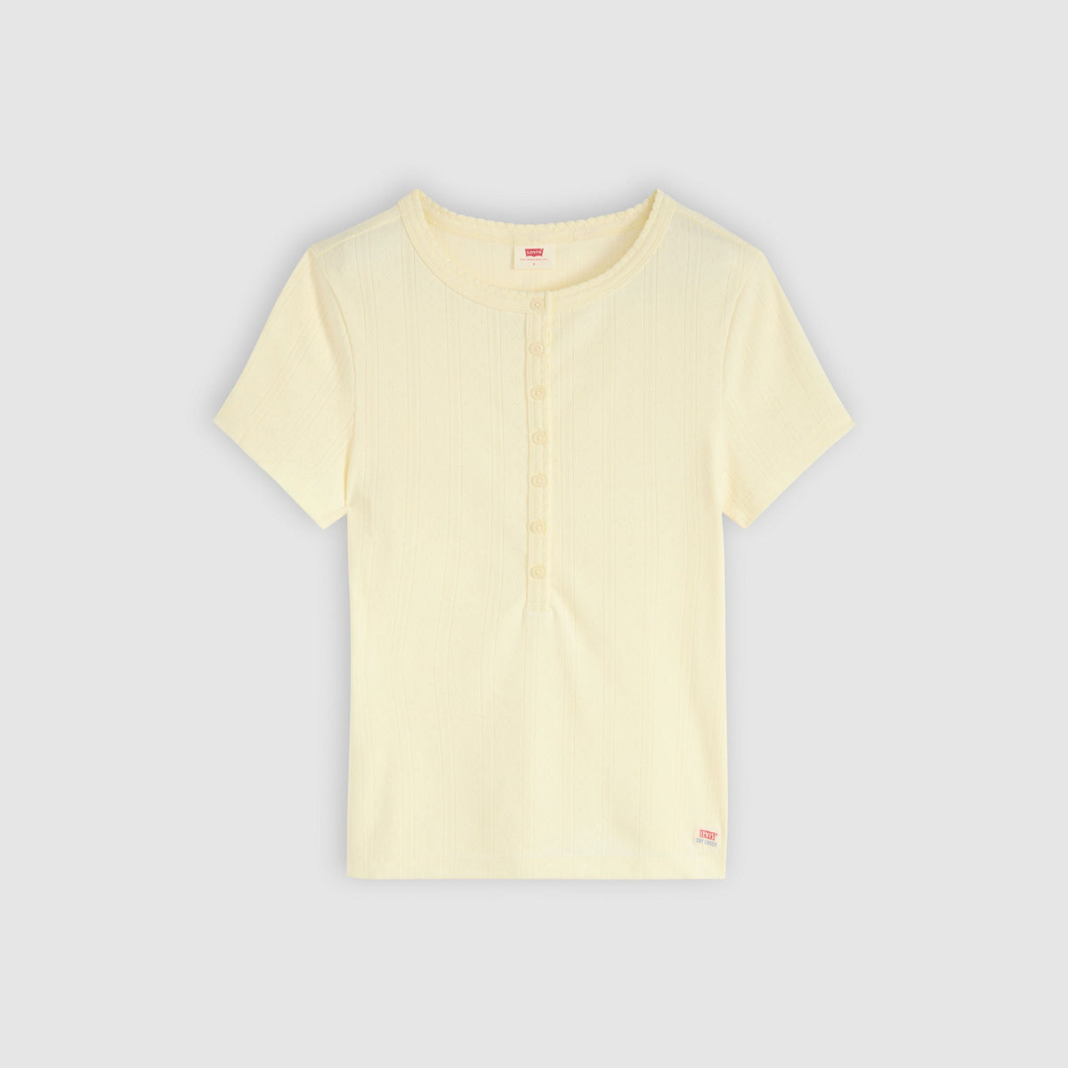 Levi's® Women's Dry Goods Pointelle Short-Sleeve Henley