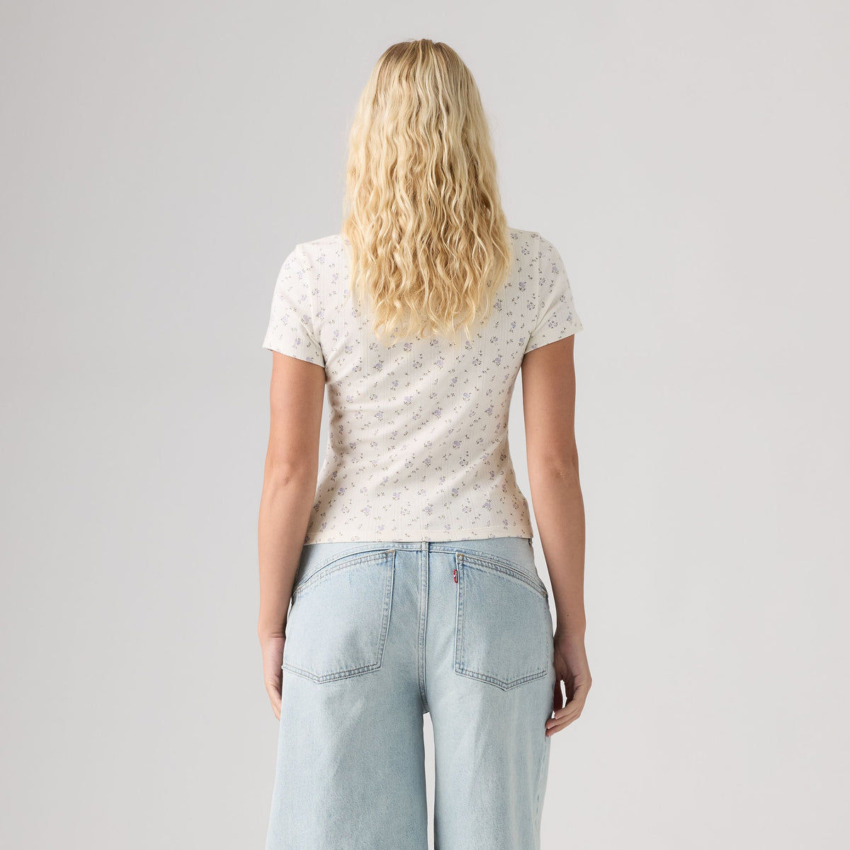 Levi's® Women's Dry Goods Pointelle Short-Sleeve Henley