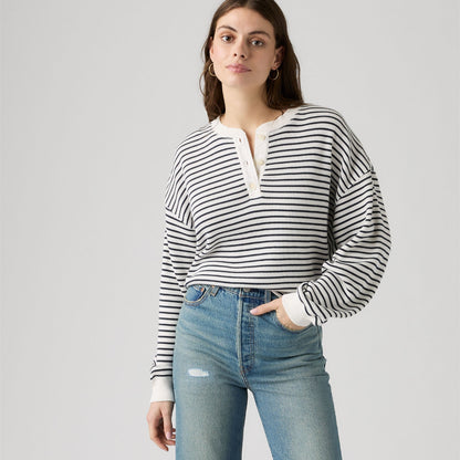 Thumbnail 1 - Levi's® Women's Dry Goods Relaxed Long-Sleeve Henley - 0087F0009