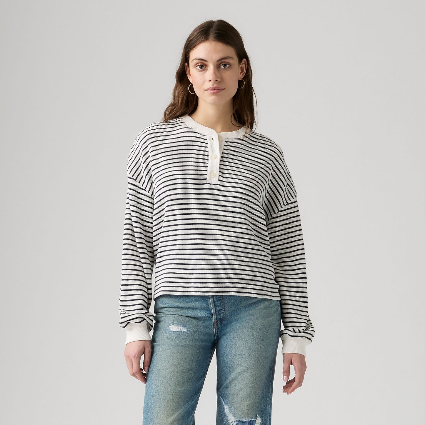 Levi's® Women's Dry Goods Relaxed Long-Sleeve Henley