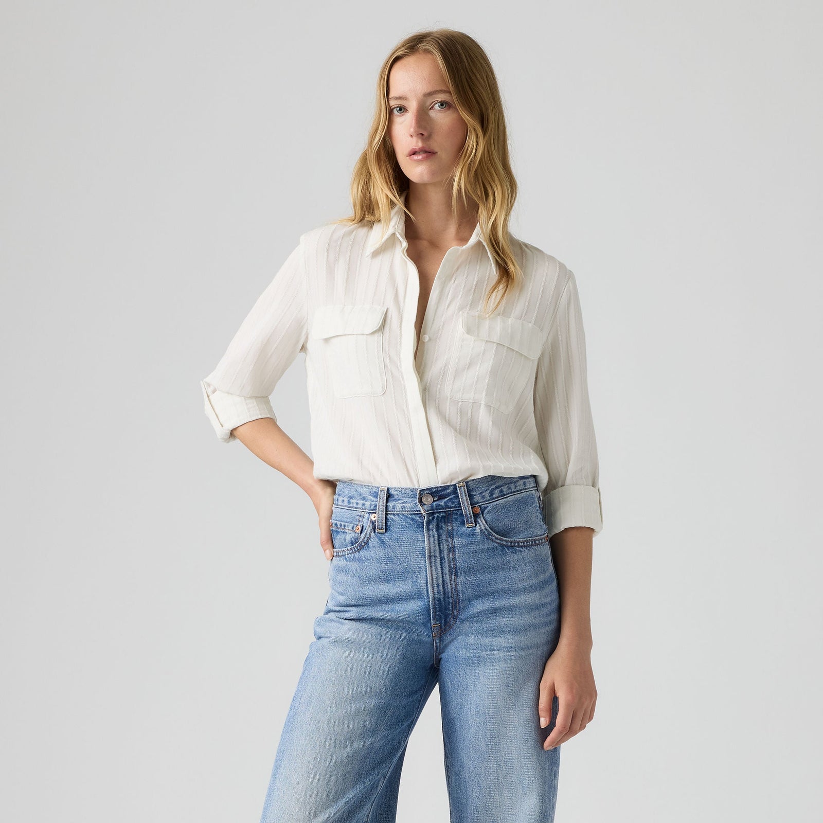 Main 3 - Levi's® Women's Elaine Utility Shirt - 005NJ0018