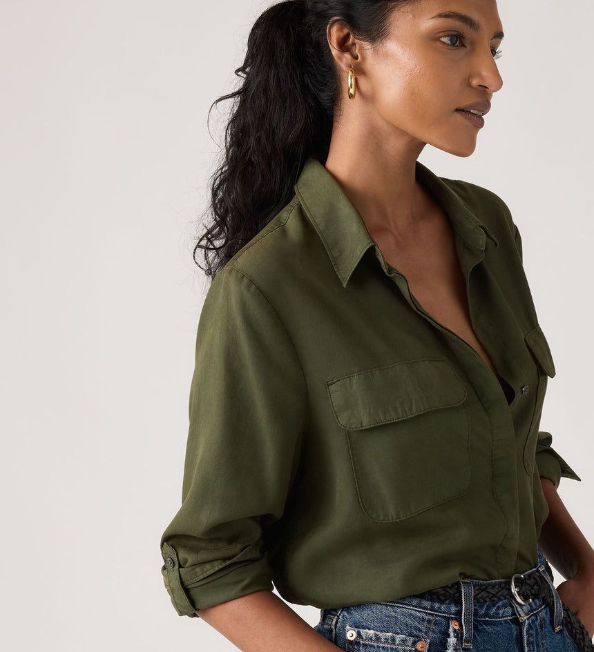 Main 4 - Levi's® Women's Elaine Utility Shirt - 005NJ0009