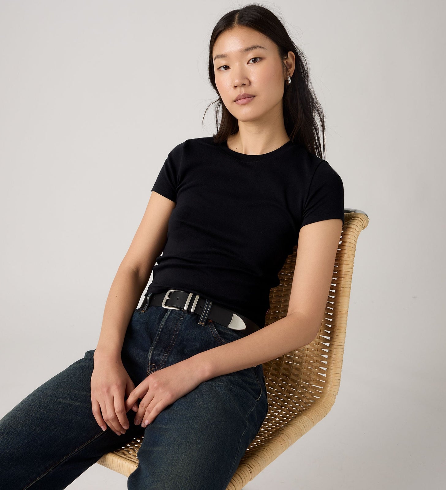 Main 1 - Levi's® Women's Essential Baby Tee - 0085R0001