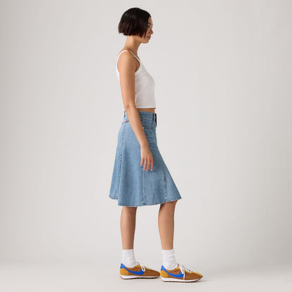 Thumbnail 3 - Levi's® Women's Godet Knee-Length Skirt - 005N80002