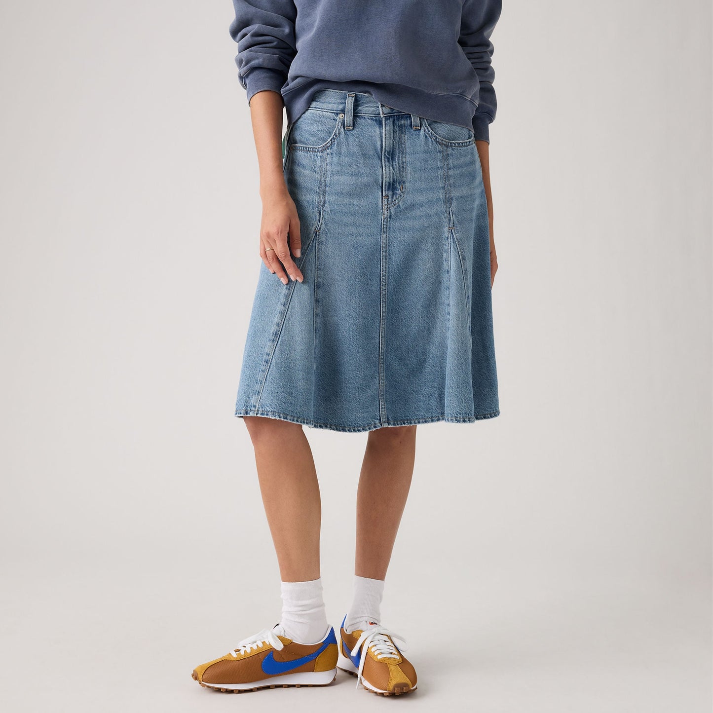 Levi's® Women's Godet Knee-Length Skirt