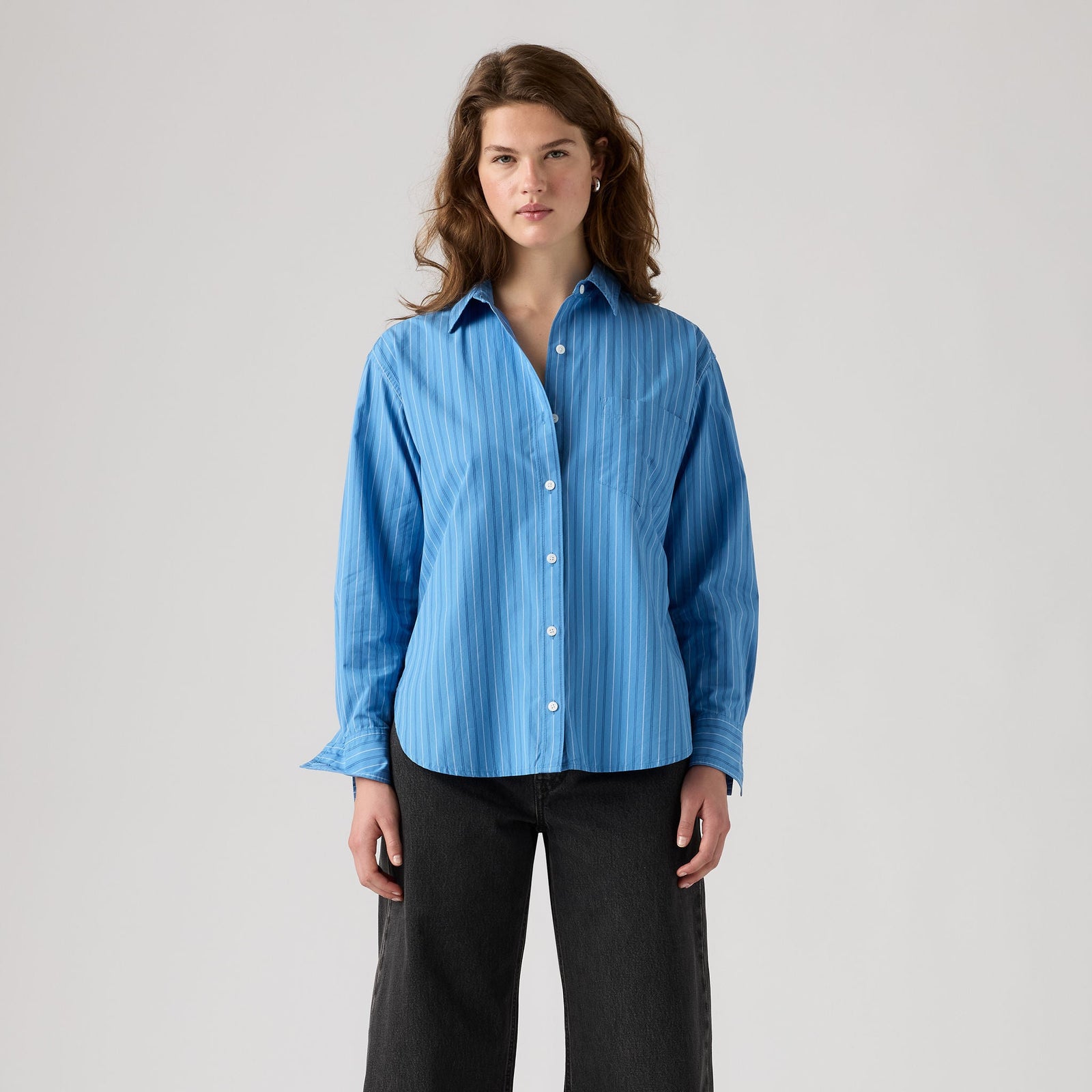 Main 3 - Levi's® Women's Harlie Boyfriend Shirt - 001HM0029