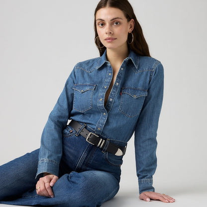 Thumbnail 1 - Levi's® Women's Heritage Western Denim Shirt - 007WT0000