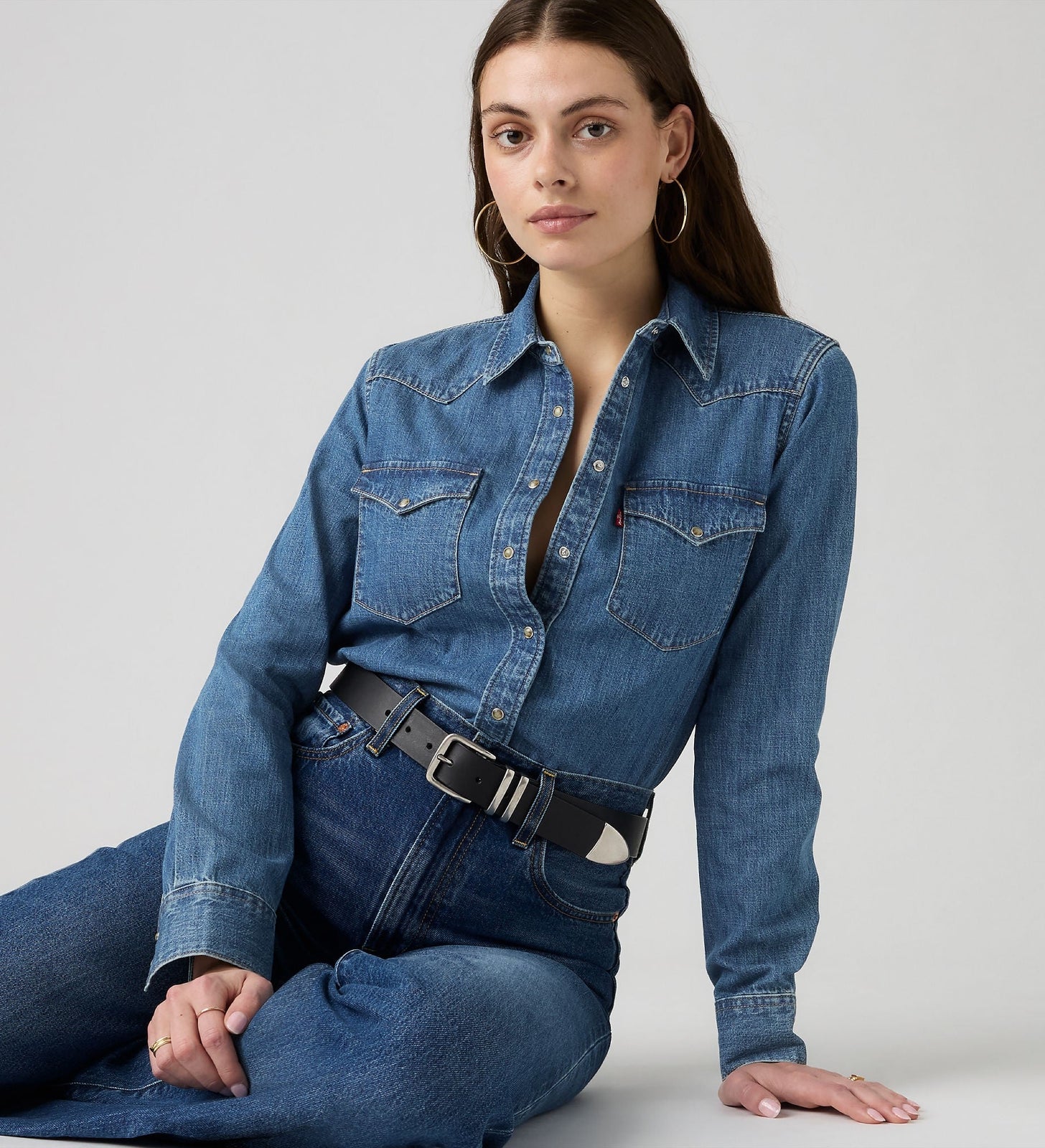 Main 1 - Levi's® Women's Heritage Western Denim Shirt - 007WT0000