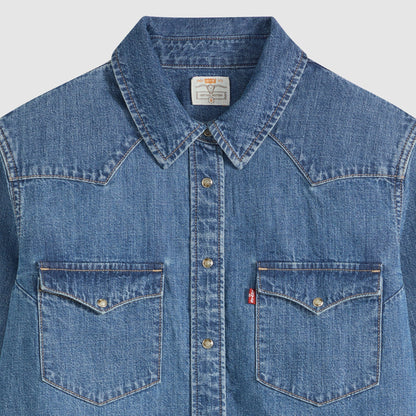 Thumbnail 6 - Levi's® Women's Heritage Western Denim Shirt - 007WT0000