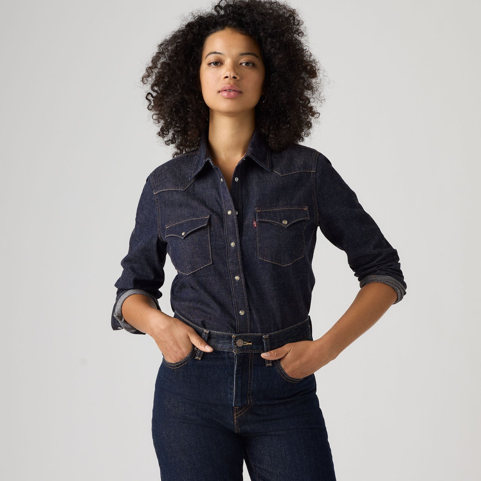 Main 1 - Levi's® Women's Heritage Western Denim Shirt - 007WT0007
