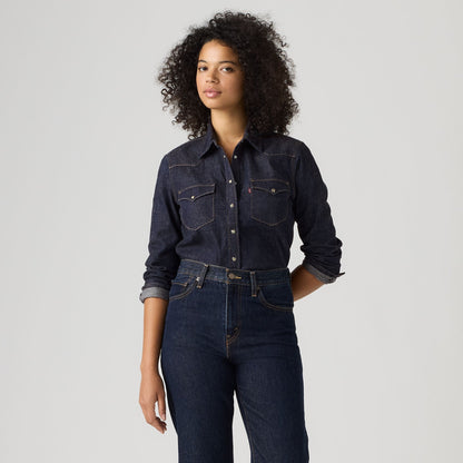 Thumbnail 3 - Levi's® Women's Heritage Western Denim Shirt - 007WT0007