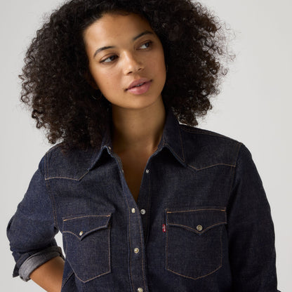Thumbnail 4 - Levi's® Women's Heritage Western Denim Shirt - 007WT0007
